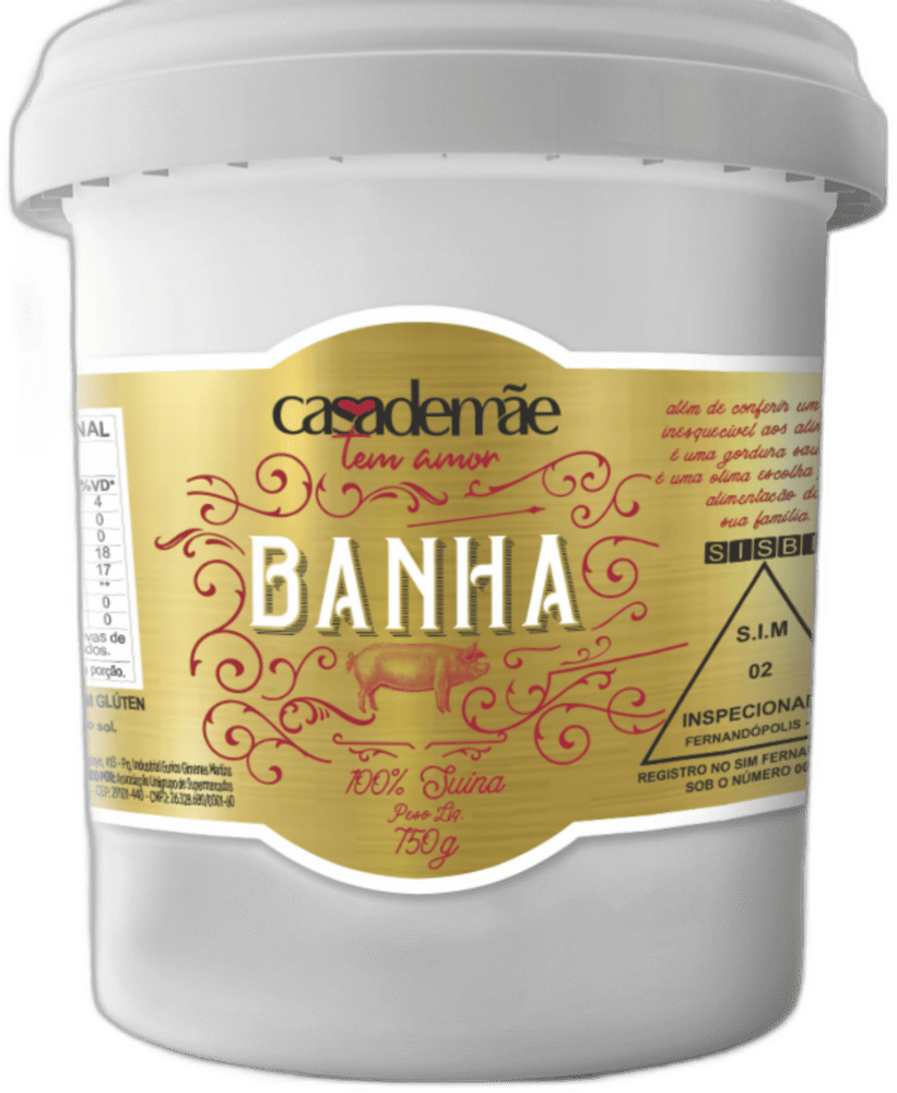 Banha 100% Suína 750g