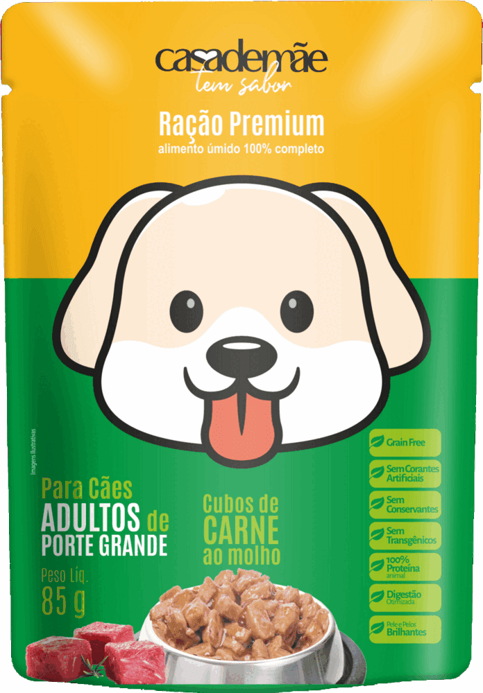 Ração Úmida Cães Adultos Porte Grande 85g